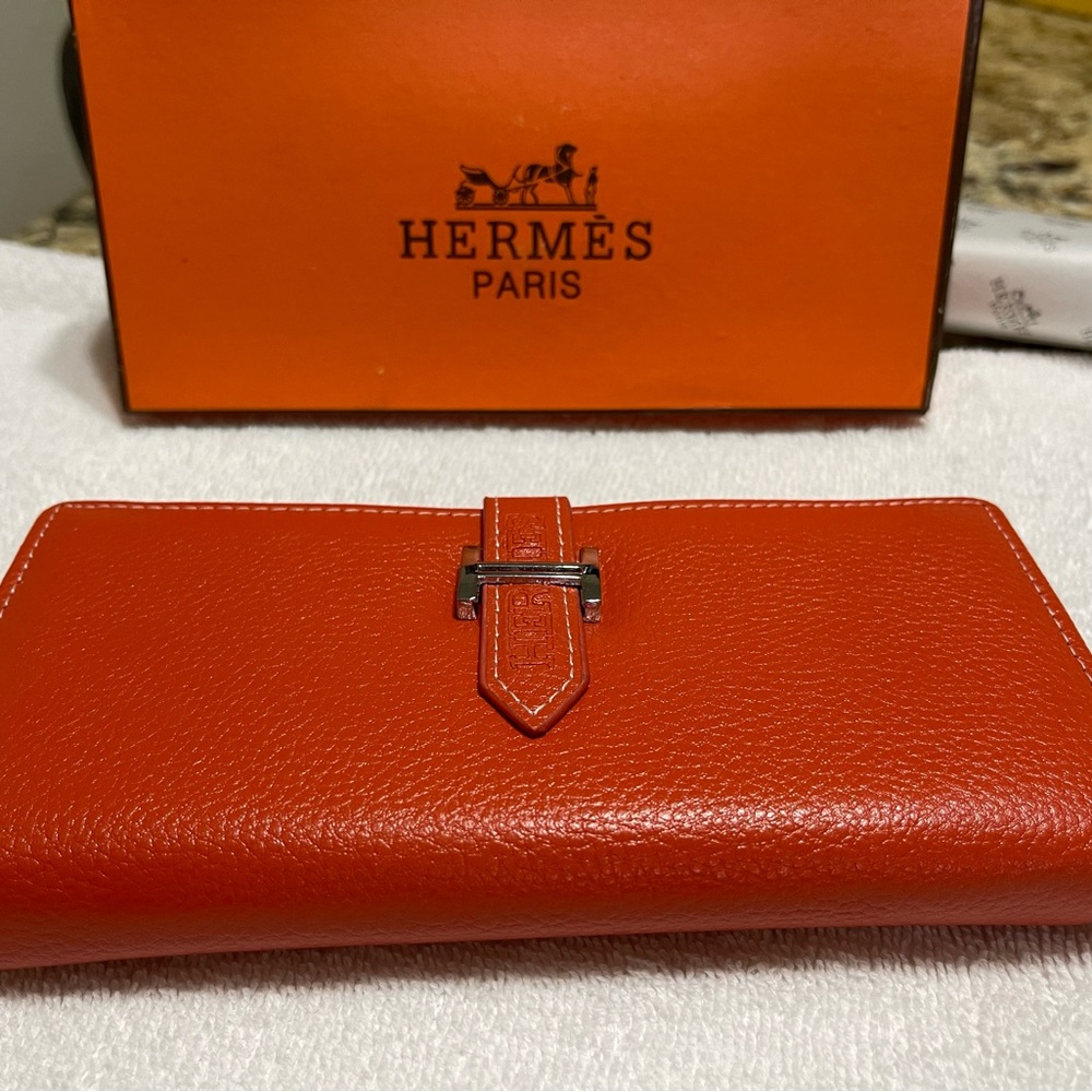 Hermes bifold long wallet